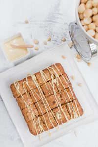 White Chocolate Macadamia Blondies - Apple Cake Annie