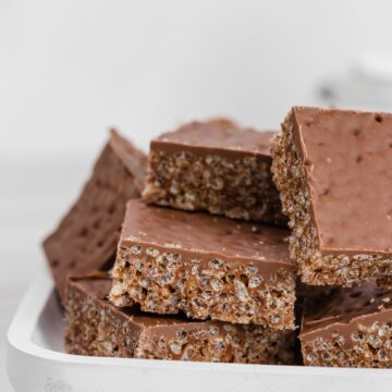 tray of Mars Bar slice
