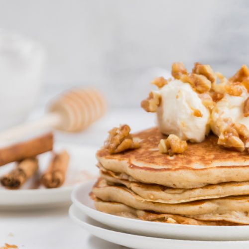 buttermilk pancakes with mascarpone cream