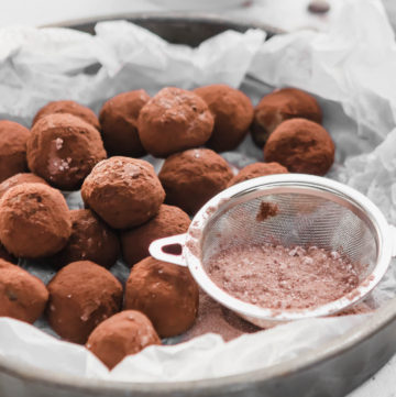 guilt-free chocolate truffles