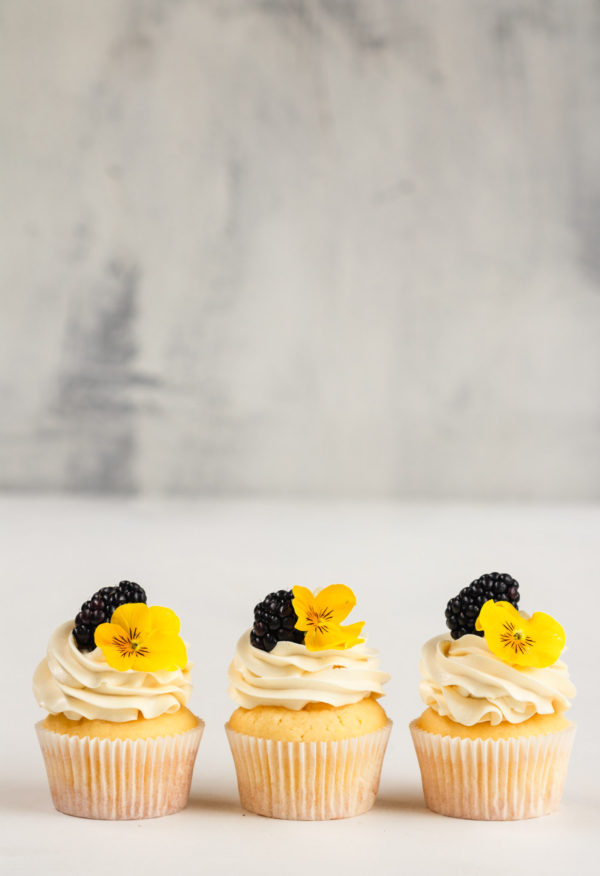 3 lemon ricotta cupcakes