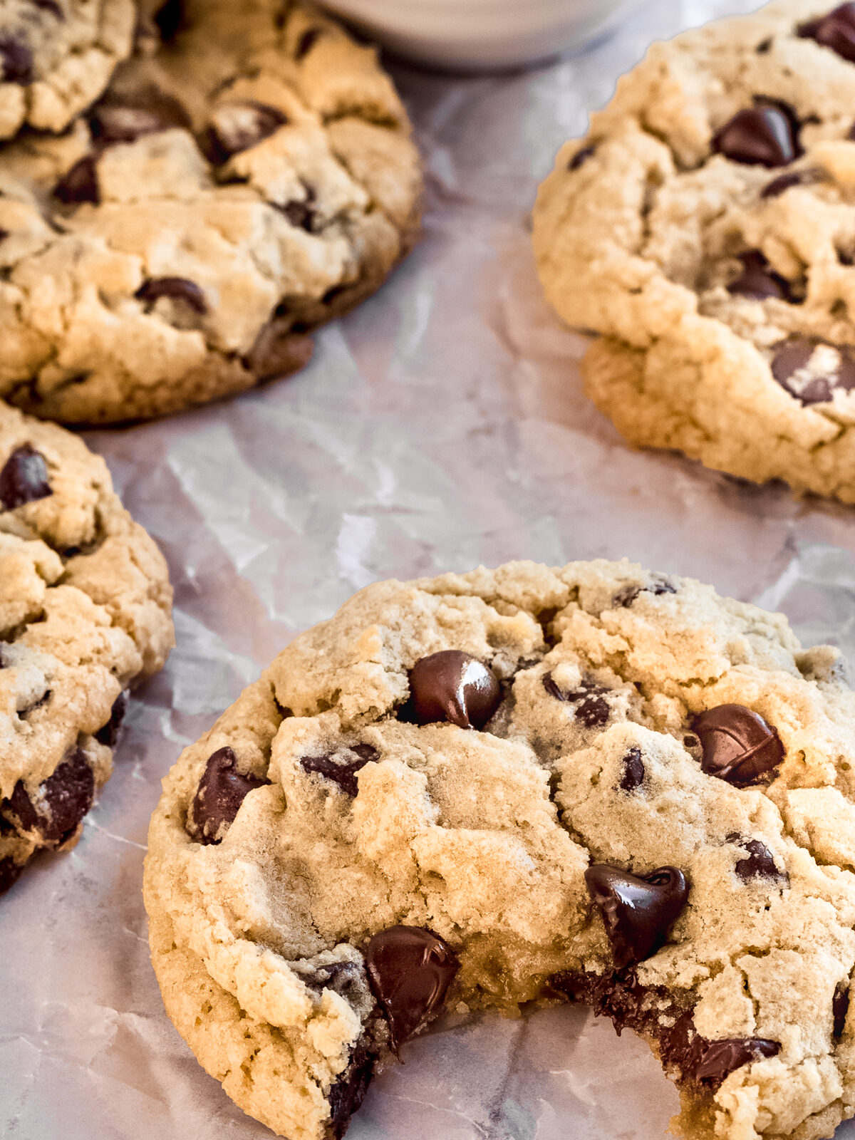 close up of cookie