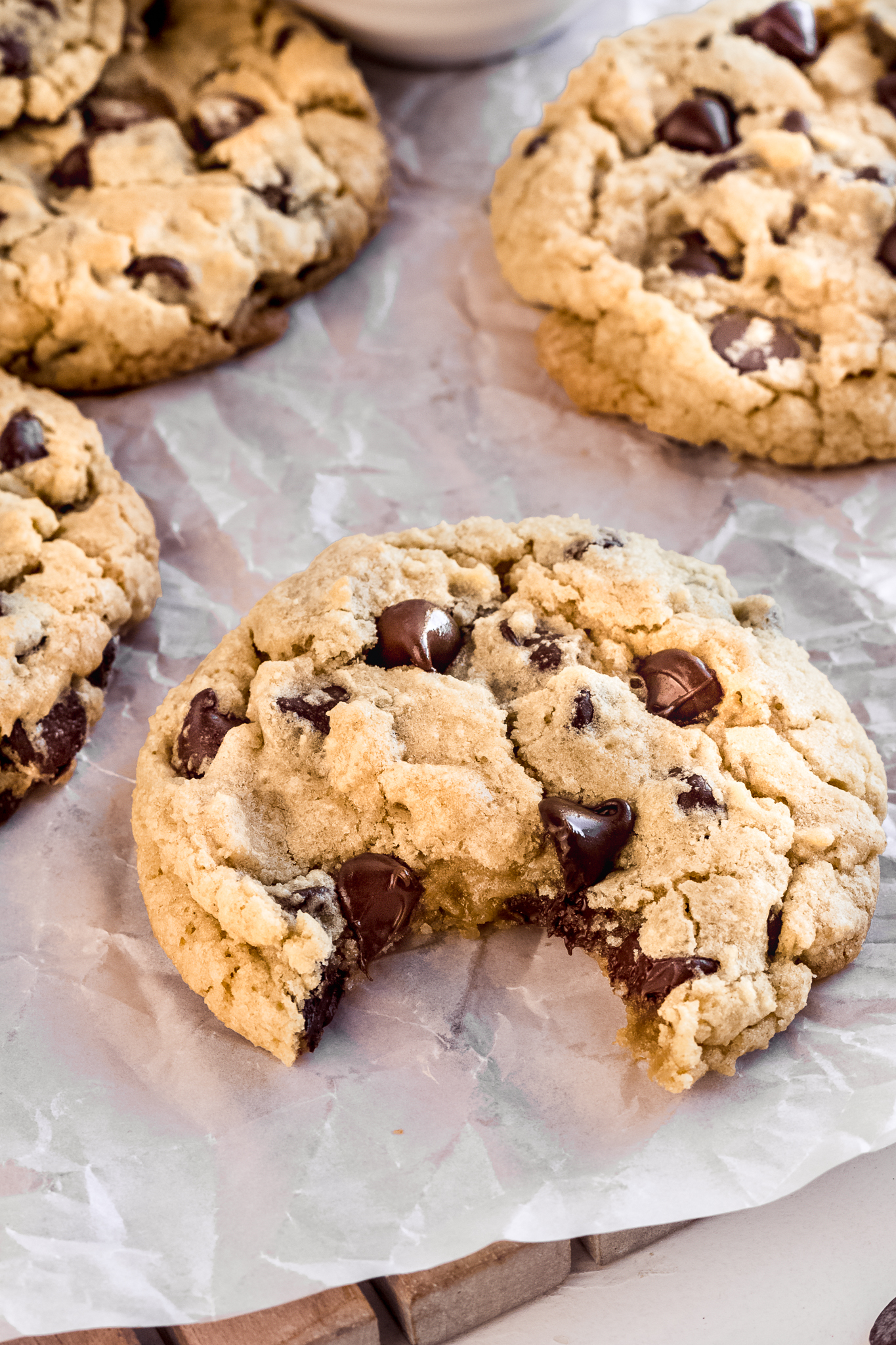 No Chill Chocolate Chip Cookies - Browned Butter Blondie