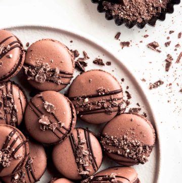 Chocolate Macarons