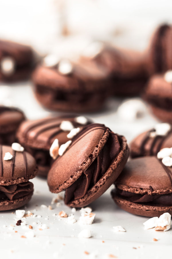 Chocolate Macarons