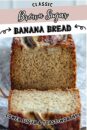 slices of my favourite classic banana bread, showing the soft texture inside.