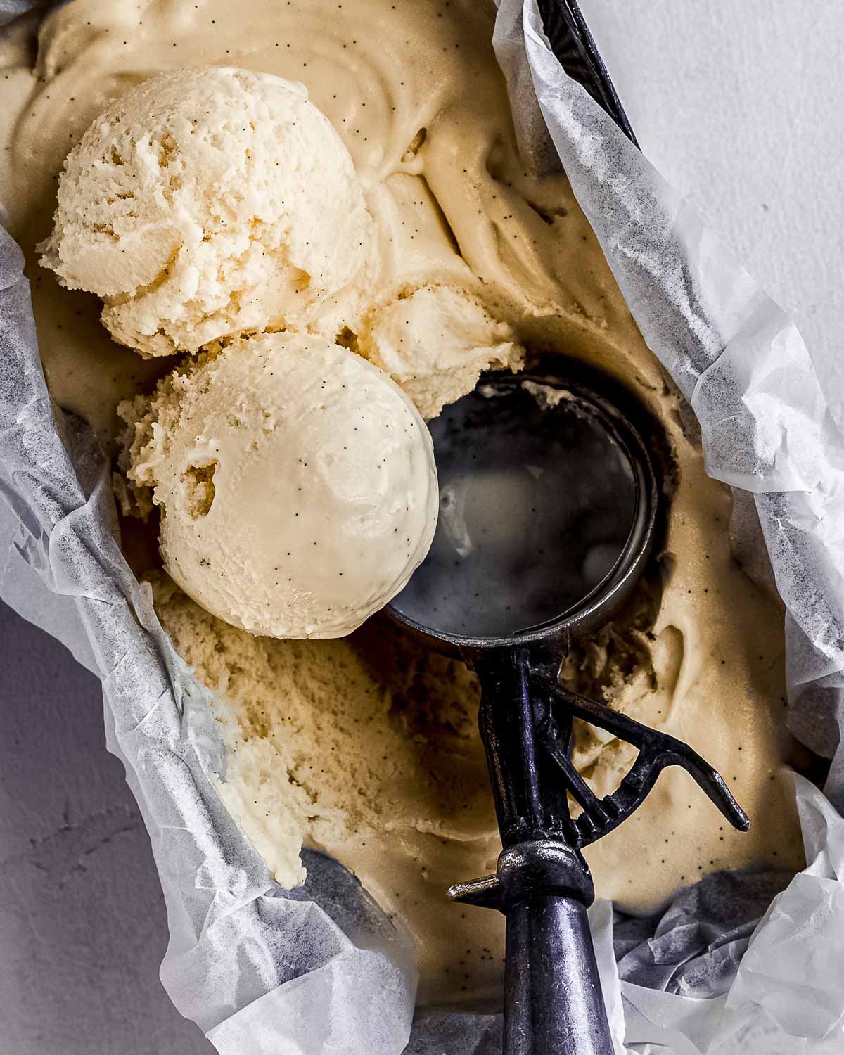 How to make a creamy French Vanilla Ice Cream using an ice cream maker.