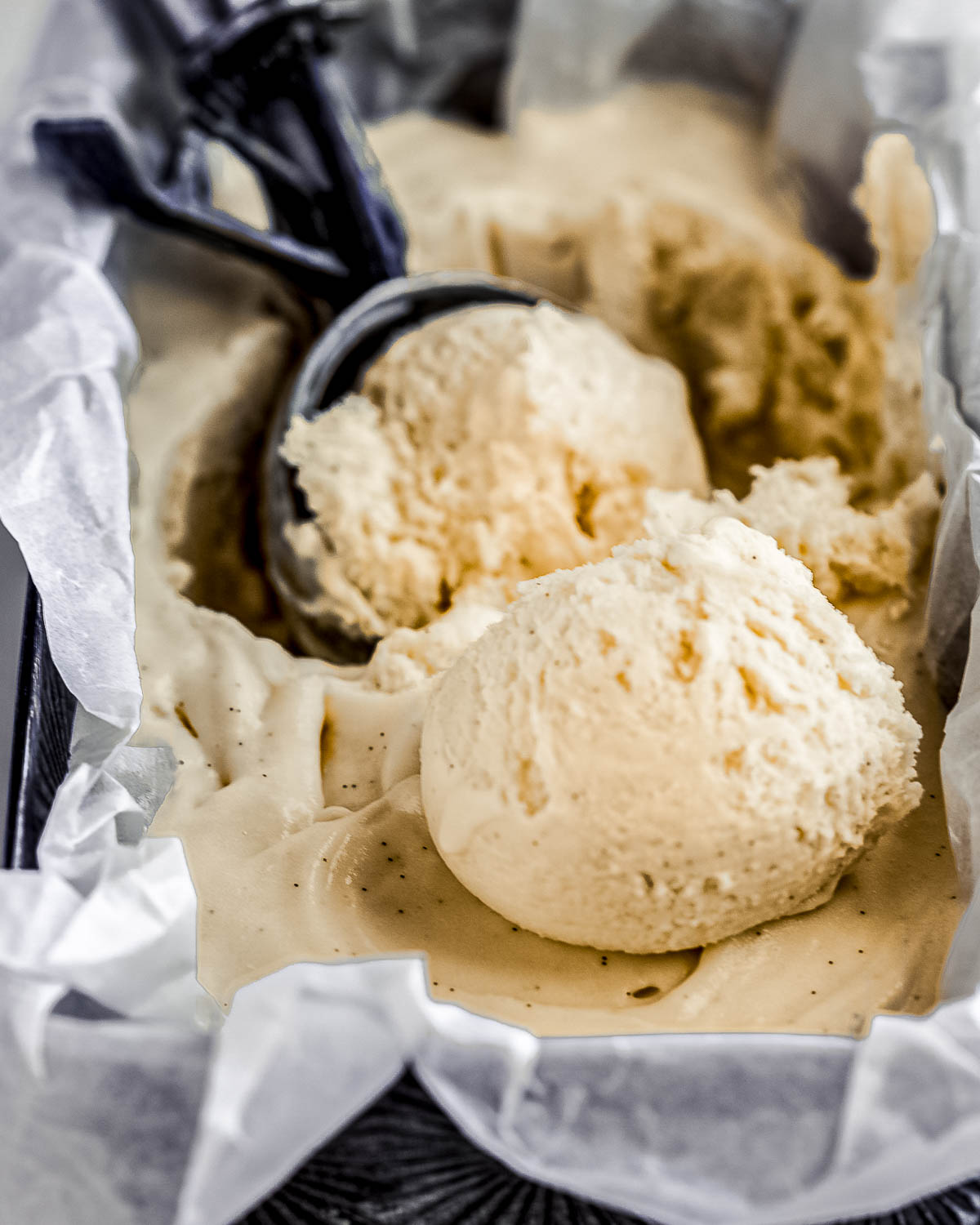 How to make a creamy French Vanilla Ice Cream using an ice cream maker.