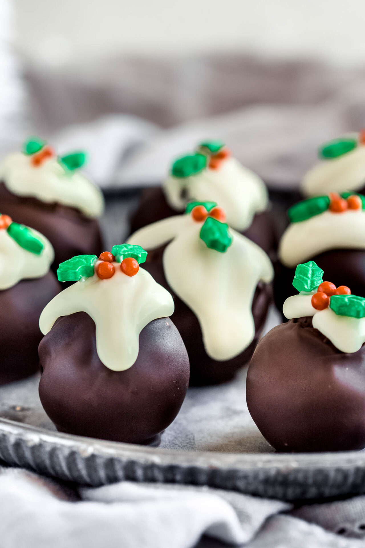 Christmas Pudding Truffles Apple Cake Annie