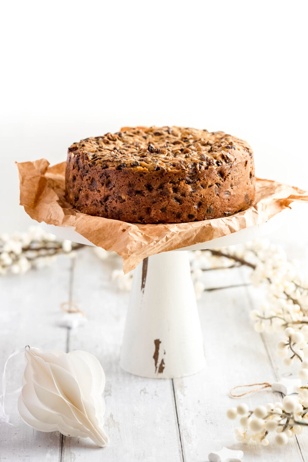 Easy Four Ingredient Traditional Christmas Cake - Apple Cake Annie