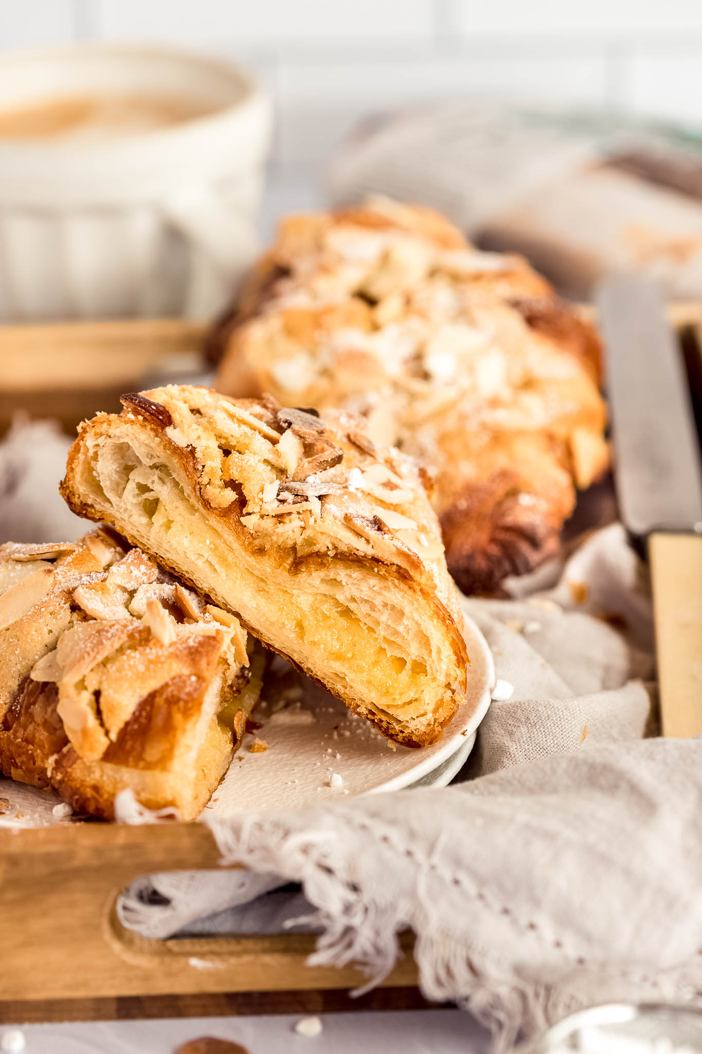 Almond Croissants for Two - Apple Cake Annie