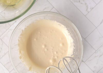 whisk until pale and creamy