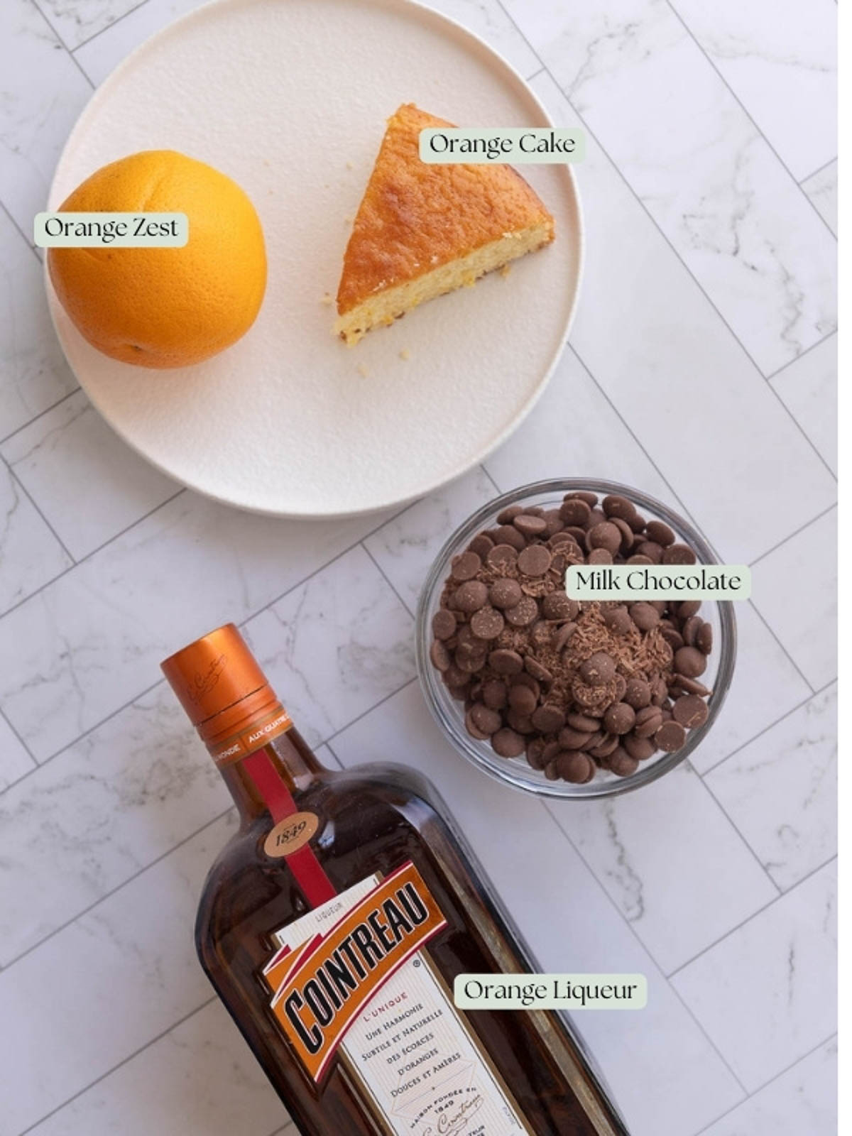 Orange liqueur chocolate truffles, made with just 4 ingredients!