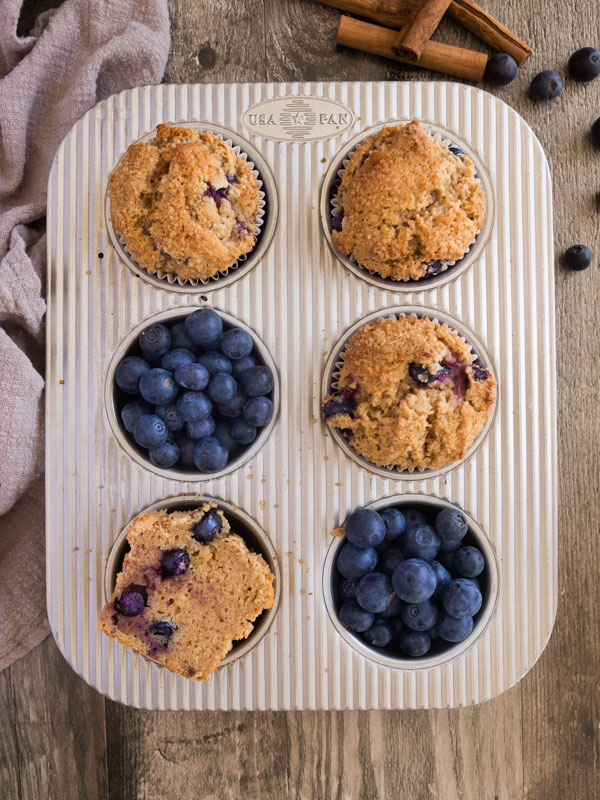 small match blueberry muffins