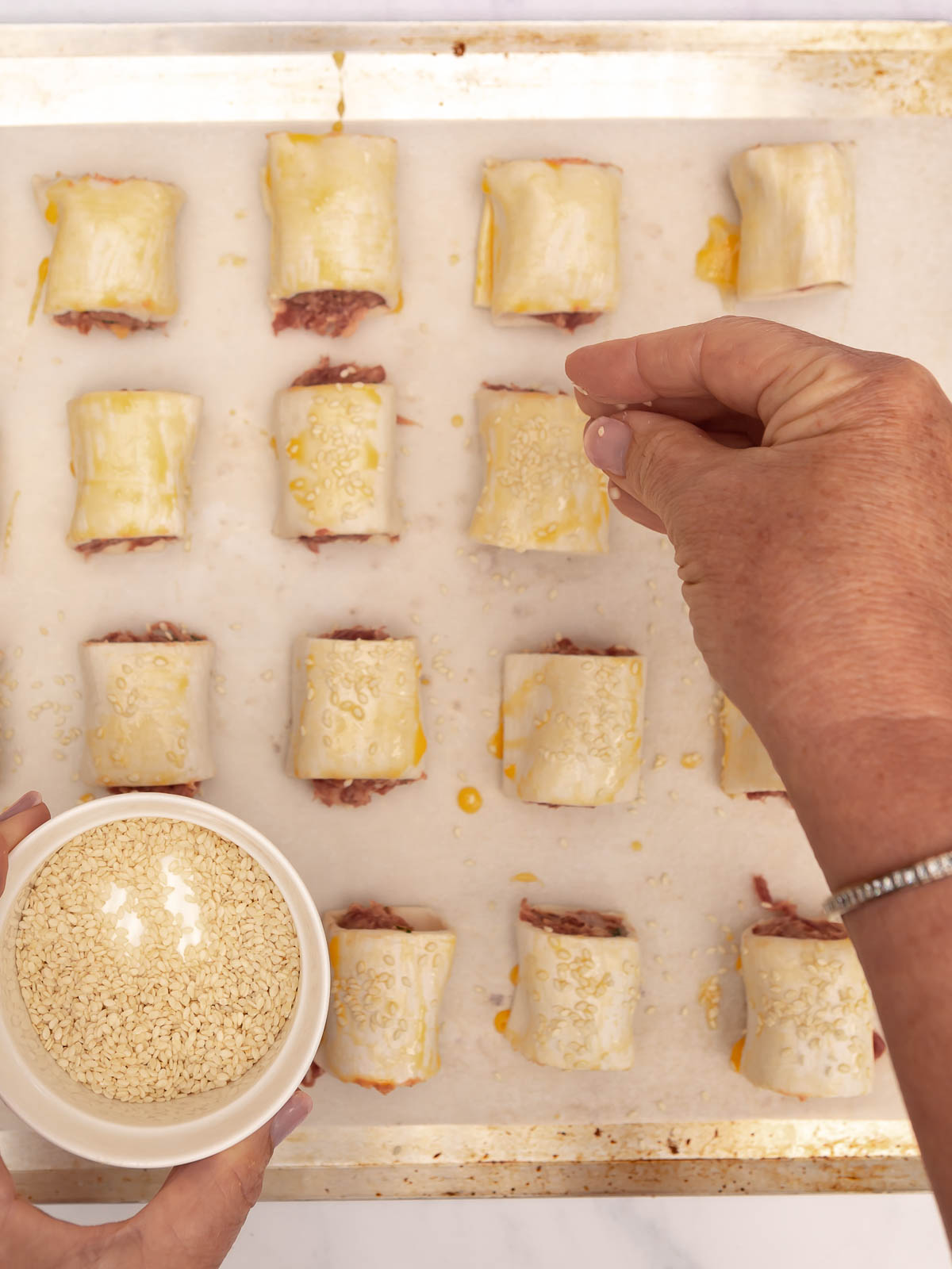 easy sausage roll process