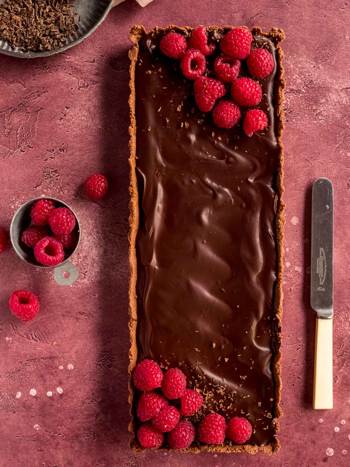 Chocolate And Raspberry Tart