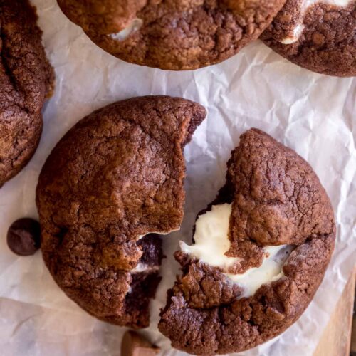 the ultimate triple chocolate cookie