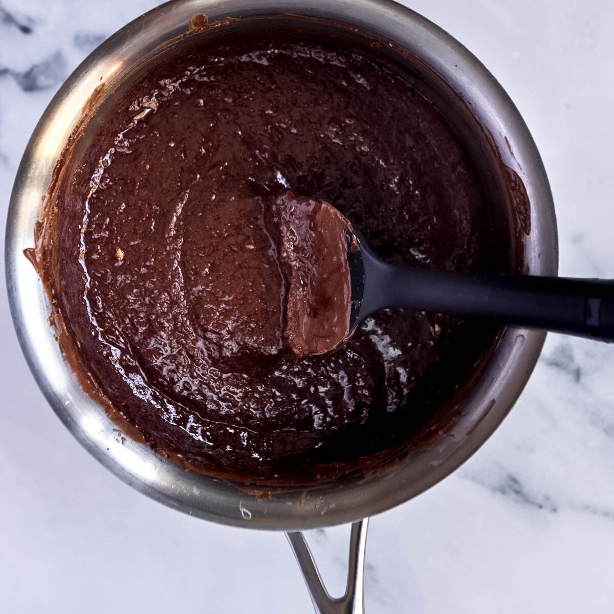Stir through the eggs as part of making toblerone mousse.