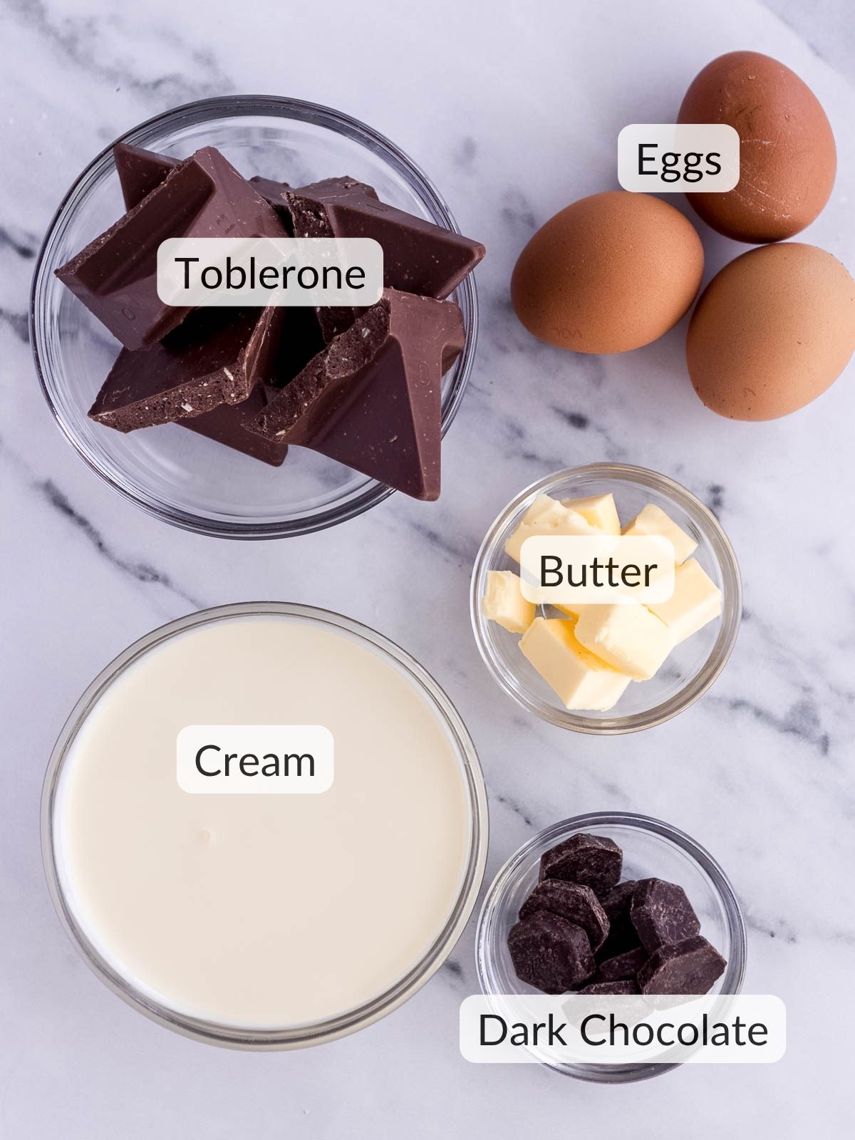 Easy Toblerone mousse with just 5 ingredients