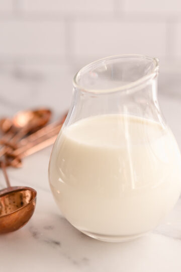 How to make buttermilk at home with milk.