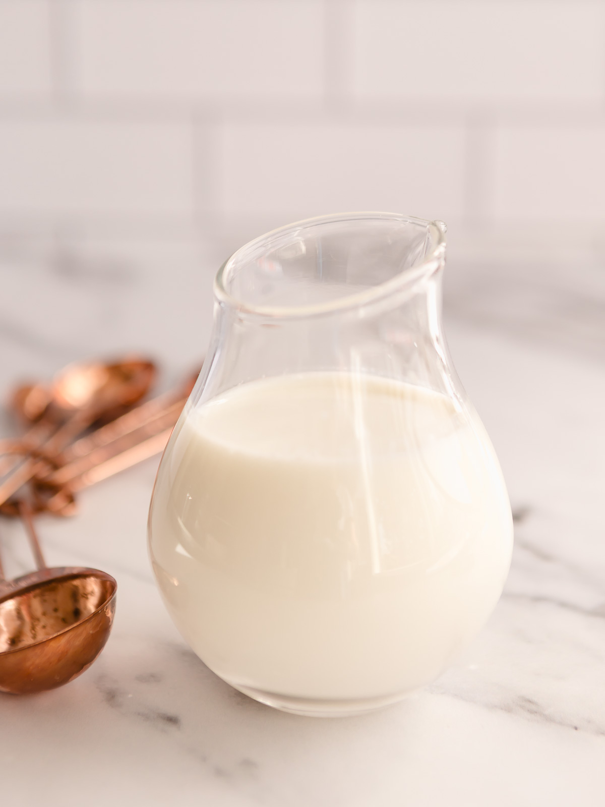 How to easily make a buttermilk substitute at home.
