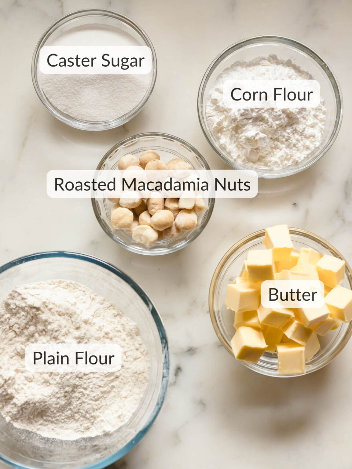 Macadamia Nut Shortbread - Apple Cake Annie